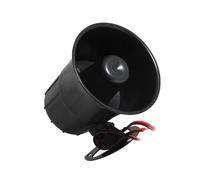 Zanthicia Sirena de alarma para motocicleta de 12V, alarmas advertencia sonido fuerte, bocina, altavoz plástico, campana con cable, Para sistema protección para el hogar automático