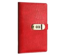 Zanthicia Sobres de Almacenamiento de Doble Cara con Cerradura para Ahorrar Dinero, desafío con multifuncionales, para Bancos y hospitales, Rojo