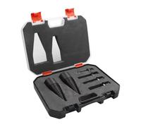 Zanthicia Taladro para leña, fácil de desmontar, cono para partir Para madera, resistente cortador de troncos para trabajos de jardinería. Ideal para hogares