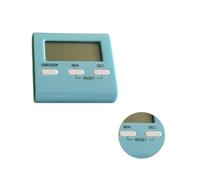 Zanthicia Temporizador de cocina digital Pantalla LCD Cuenta regresiva Huevos cocidos Despertador Reloj Decoración de Juego deportivo para hornear, Azul