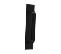 Zanthicia Tirador elegante para puerta de vidrio, fácil instalación adhesiva, eleva sin esfuerzo la habitación y facilita la accesibilidad. Tirador adhesivo, Negro, Mango cuadrado