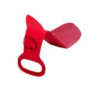 Zanthicia Trineo de Nieve Ligero para niños y Adultos, Juguete de Invierno con Tabla Deslizante césped, Trineo Nieve, Regalo cumpleaños Divertido para niños y niñas, Rojo