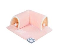 Zanthicia Túnel Interactivo para Gatos. Ligero y fácil de Limpiar. Actividad para Gatos aventureros. Ideal para Jugar con él. Plegable y fácil de Guardar.