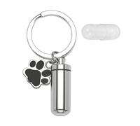 Zanthicia Urnas conmemorativas para Mascotas, Caja Elegante para Recordar a tu Mejor Amigo, creando un Monumento Distintivo para los Recuerdos de Tus Mascotas, Llavero, 2.8 x 1.1 cm