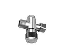 Zanthicia Válvula desviadora para brazo de ducha G1/2 pulgadas, aplicación fácil, sin fugas, accesorios de baño, práctico y duradero, válvula desviadora para lavabo, en T