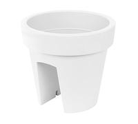 Zanvic Maceta Mod. lofly Railing 250. 25 x 23 cm. Blanco