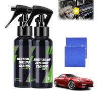 ZANWANXIN Effective Engine Warehouse Cleaner Spray, Car Coating Agent, Plastic Leather Renovation Coating Agent (2, Cleaner)
