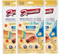 Zanzarella Pulseras Antimosquitos Para Niños y Adultos De Silicona No Tóxica A Base De Aceites Esenciales De Larga Duración (Family, 3 Unidades)