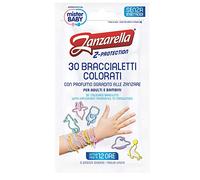 Zanzarella, pulseras antimosquitos para niños y adultos, pulsera antimosquitos de silicona no tóxica con repelente de mosquitos natural de larga duración, 3 paquetes de 30 unidades cada una