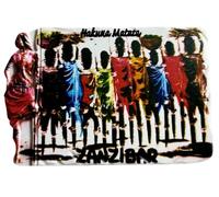 Zanzibar Tanzania - Imán para nevera, recuerdo de viaje, decoración 3D, colección artesanal