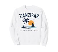 Zanzíbar Tanzania Retro Stone Town Island Viajes Arte Africano Sudadera
