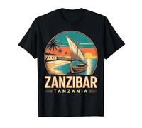 Zanzíbar Tanzania Vivid Scene Travel Souvenir Camiseta