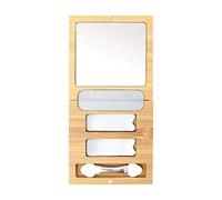 Zao Bamboo Box Duo (vacío) Bamboo Beautybox Duo (vacío) Caja vacía para el sistema de recarga de sombras de ojos rectangulares