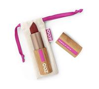 Zao - Barra de labios clásica de bambú - Nº 465 / Rojo oscuro - 3,5 g