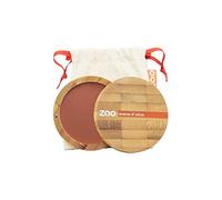 ZAO Colorete Compacto 321 marrón-naranja rosa-rojo en lata de bambú rellenable