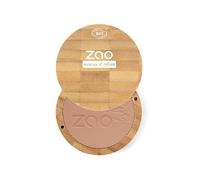 ZAO Compact Powder 305 polvo compacto de chocolate con leche, en lata de bambú rellenable