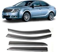 ZaozPeng Cortavientos para ventanilla para Buick Excelle GT Sedan 2015 2016 2017 2018, Ventanas Laterales Delantera Trasera Protector Lluvia Visera Humo Deflector