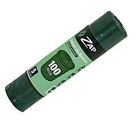 Zap Bolsas de Basura Para Jardín 100L, Verde - 5 unidades