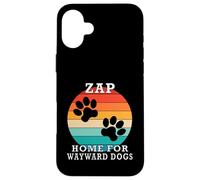 Zap Home For Wayward Dogs Apellido Carcasa para iPhone 16 Plus