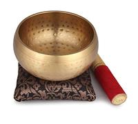 Zap Impex ® Cuenco tibetano de latón martillado a mano, para meditación tibetana, yoga, 5,5 pulgadas