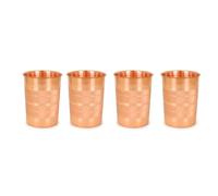 Zap Impex Vaso de agua de cobre, cobre puro, beneficios ayurvédicos para la salud, 250 ml, para uso diario (4)
