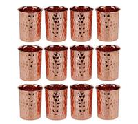 Zap Impex Vaso de cobre puro martillado Moscow Mule (juego de 12)
