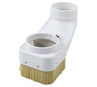 Zapata antipolvo de cubierta de vacío compatible con enrutador CNC para máquinas de grabado con tamaños de eje ajustables de 70 a 100 mm para entornos de trabajo limpios (80 mm)