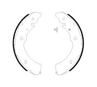 Zapata de freno Parte trasera del vehículo 91084800 TEXTAR para ISUZU D-MAX II