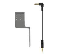 Zapata fría invisible para micrófonos 360º, adaptadores de montaje de micrófonos externos con cable