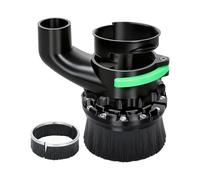 Zapata para Polvo de 65 mm y 69 mm de Diámetro para Fresadora CNC, Compatible, Longitudes de Cepillo Dobles, Diámetro de Manguera de 38 mm (1,5