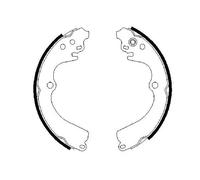 Zapatas de freno 0 986 487 463 BOSCH para SUBARU LEGACY I LEGACY I Station Wagon