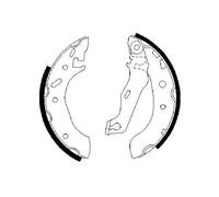 Zapatas de freno 0 986 487 553 BOSCH para FORD MAZDA