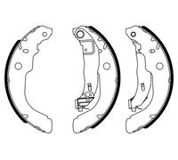 Zapatas de freno 0 986 487 960 BOSCH para PEUGEOT CITROËN