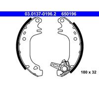 Zapatas de freno 03.0137-0196.2 ATE para CITROËN PEUGEOT