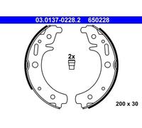 Zapatas de freno 03.0137-0228.2 ATE para TRABANT P 601 P 601 Universal 1.1