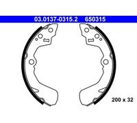 Zapatas de freno 03.0137-0315.2 ATE para DAIHATSU SUZUKI SUBARU