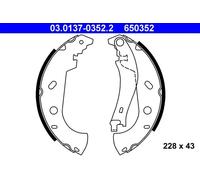 Zapatas de freno 03.0137-0352.2 ATE para FIAT MAREA Weekend PALIO PALIO Weekend