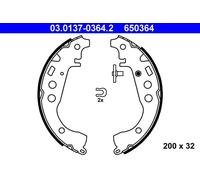 Juego de zapatas de frenos ATE 03.0137-0364.2