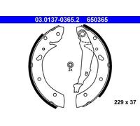 Zapatas de freno 03.0137-0365.2 ATE para TOYOTA AVENSIS AVENSIS Liftback