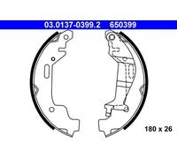Zapatas de freno 03.0137-0399.2 ATE para OPEL AGILA