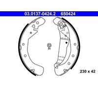 Juego de zapatas de frenos ATE 03.0137-0424.2