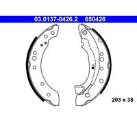 Zapatas de freno 03.0137-0426.2 ATE para CITROËN PEUGEOT