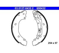 Zapatas de freno 03.0137-0432.2 ATE para PEUGEOT FIAT CITROËN PIAGGIO