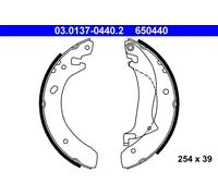 ATE 03.0137-0440.2 Juego de zapatas de frenos