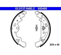 Zapatas de freno 03.0137-0480.2 ATE para LAND ROVER FREELANDER I