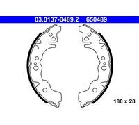 Zapatas de freno 03.0137-0489.2 ATE para DAIHATSU SUBARU