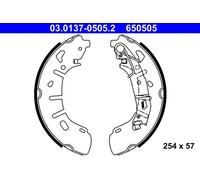 Zapatas de freno 03.0137-0505.2 ATE para FIAT OPEL