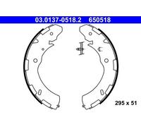 Zapatas de freno 03.0137-0518.2 ATE para MITSUBISHI FIAT