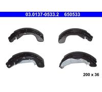 Zapatas de freno 03.0137-0533.2 ATE para OPEL KARL