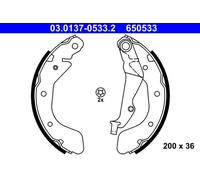 Zapatas de freno 03.0137-0533.2 ATE para OPEL KARL